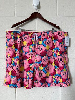 NWT Bioworld Kirby Swim Trunks 7" Inseam Size XXL